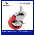 Red PU Swivel Caster for Truck